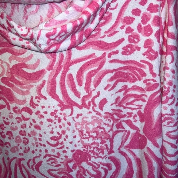 Lilly Pulitzer Pink and White Floral Swim Coverup - Picture 11 of 14